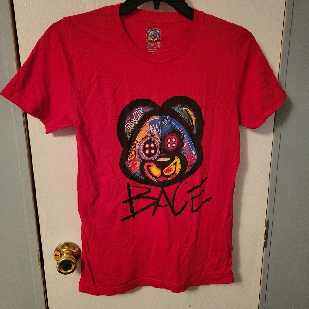 Bace Brand Teddy Bear Graffiti Graphic Tee